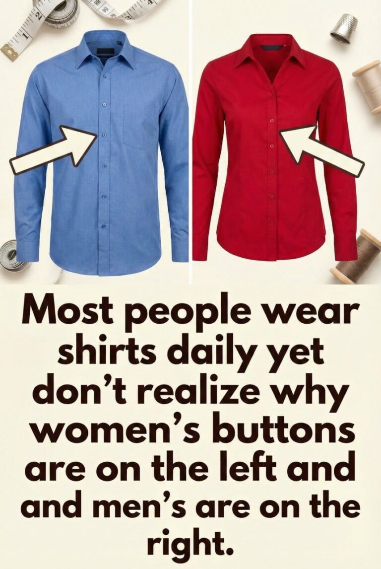 Why Men’s and Women’s Shirts Button Differently