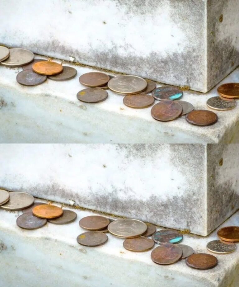 My military husband passed away two weeks ago. When I visited his grave today, I saw coins on his gravestone. What is the meaning behind the coins? Why would someone leave them there? It really scared me!