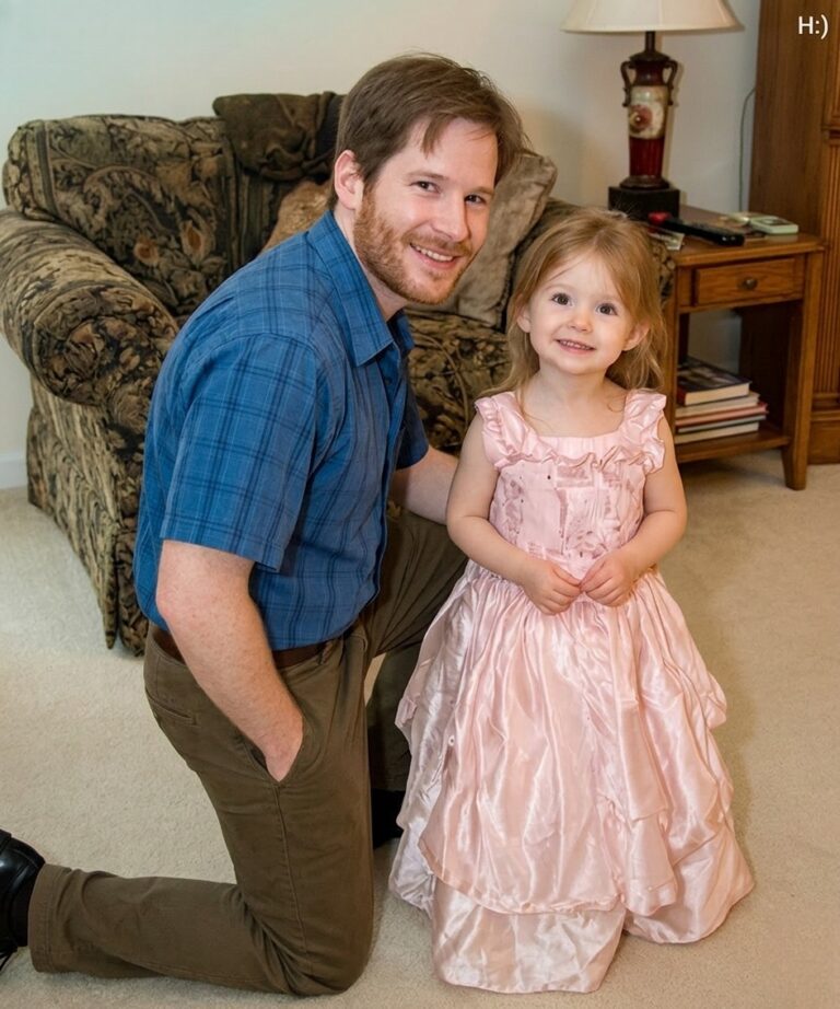 Using my late wife’s silk handkerchiefs, I sewed my daughter a dress for her kindergarten graduation, turning priceless memories into a lovely, sentimental memento, honoring love, family, and legacy while creating a moment that combines joy and nostalgia, leaving everyone in attendance moved by the profound sentiment woven into every stitch.