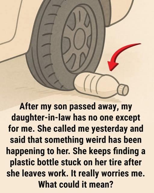 Why Noticing a Plastic Bottle Near Your Tire Matters