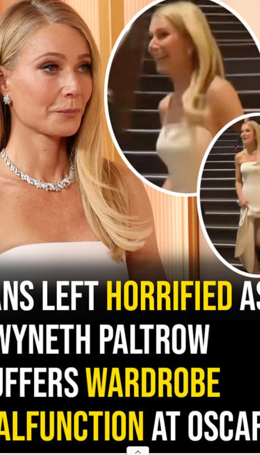 During the most recent Academy Awards, viewers quickly took notice of a moment involving Gwyneth Paltrow after they saw what appeared to be a brief wardrobe error.