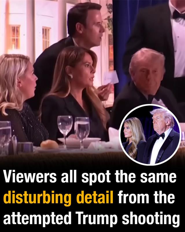 Viewers all spot the same disturbing detail from the attempted Trump shooting