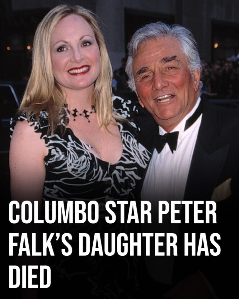 The daughter of Columbo star Peter Falk has passed away