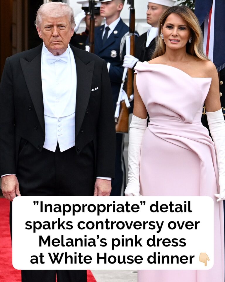 The one detail in Melania Trump’s pink dress that has critics talking