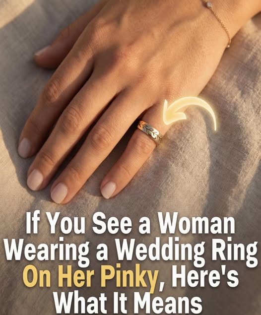 If You See a Woman Wearing a Wedding Ring On Her Pinky, Here’s What It Means