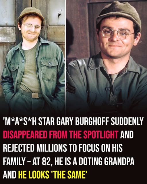 Gary Burghoff left his role as Radar on M*A*S*H to focus on fatherhood and family life