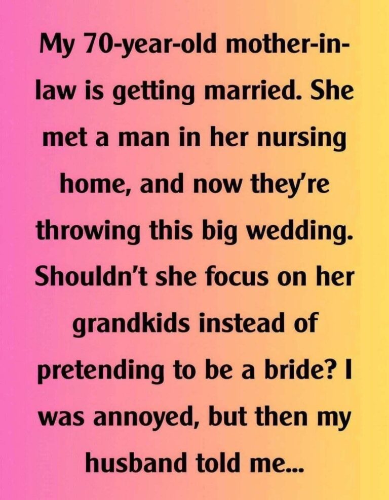 I was shocked to learn that my 70-year-old mother-in-law had unexpectedly remarried in a nursing home.