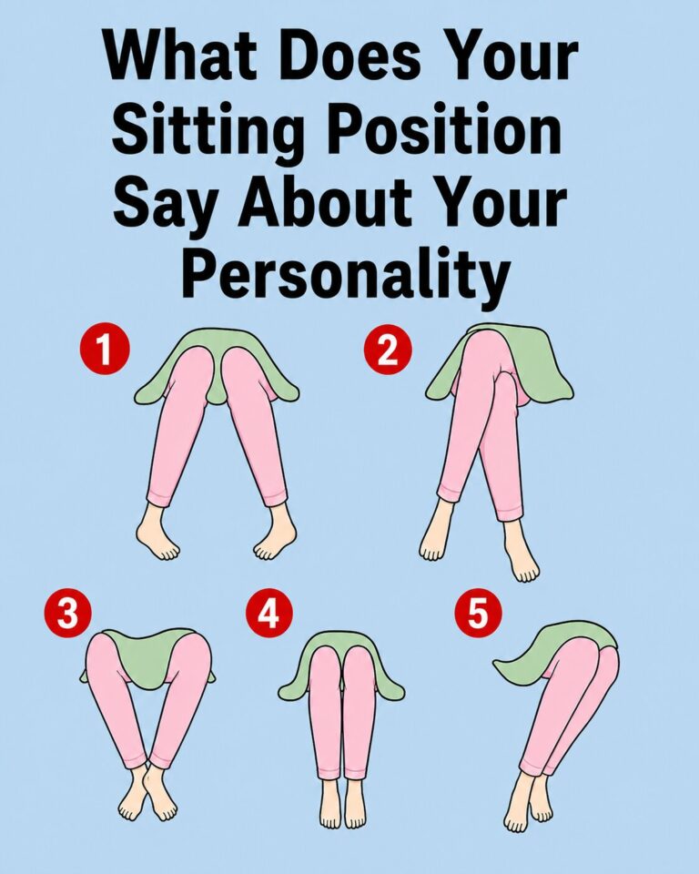 What Does Your Sitting Position Say About Your Personality