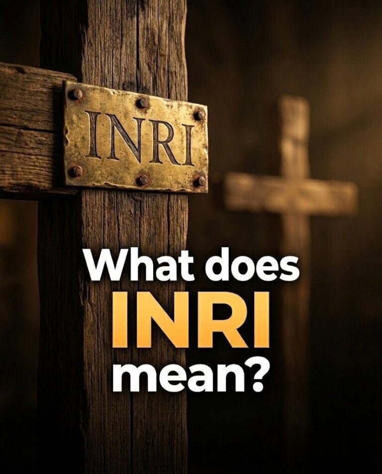 What Does INRI Mean on Jesus’ Cross? The Meaning Explained