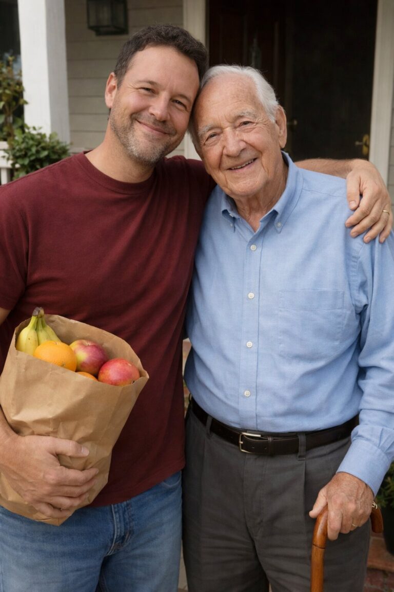 For twelve years, I carried groceries to my eighty-four-year-old neighbor every Sunday. After his funeral, his lawyer handed me a worn suitcase — and what I found inside made my hands tremble.