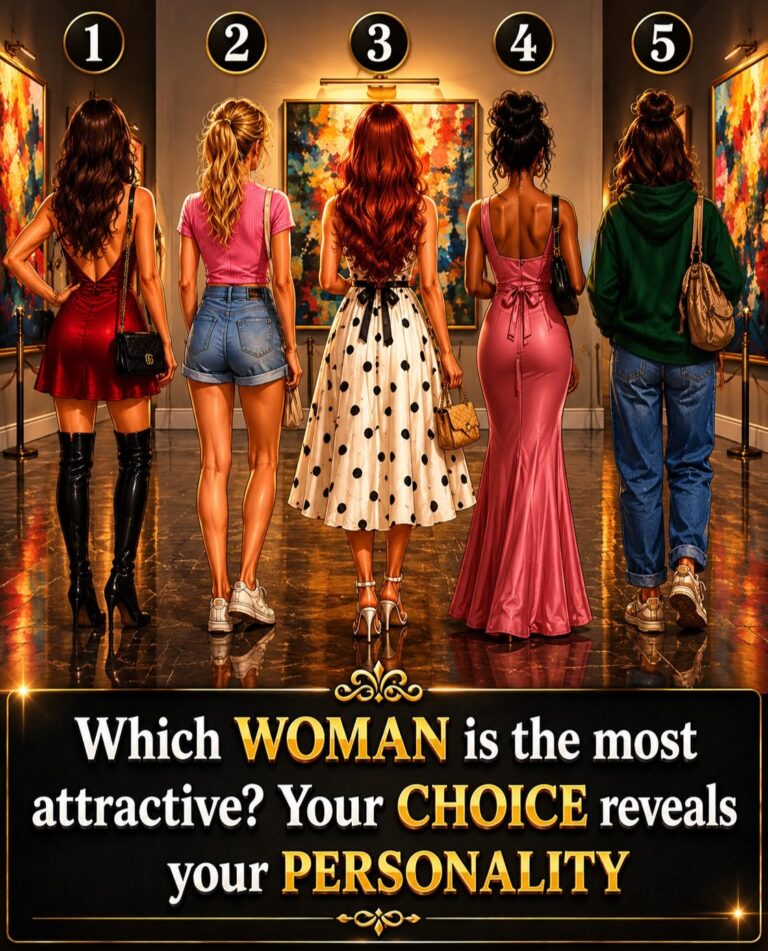 The woman you find most attractive could say something unexpected about your personality