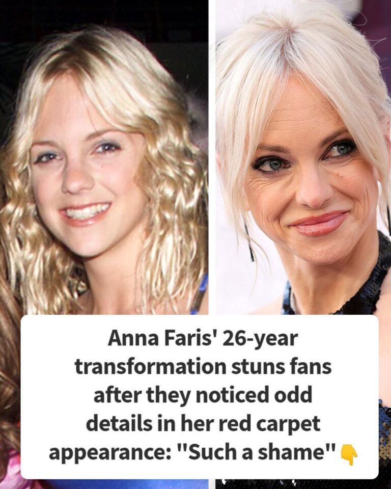 Anna Faris’ 26-year transformation stuns fans after they noticed odd details in her red carpet appearance