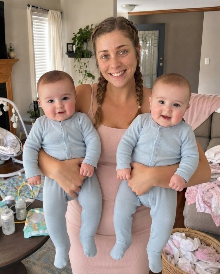 My Husband Left Me Alone with Our Six-Month-Old Twins While He Went on Vacation – When He Came Back, He Froze in the Doorway