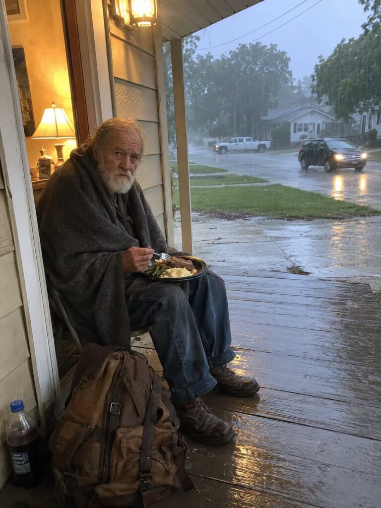 A Homeless Man Took Shelter on My Porch for One Night, but What He Left Behind Brought Me to Tears