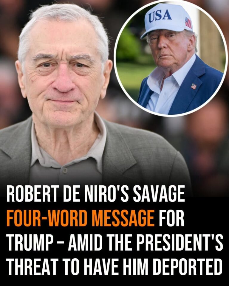 Robert De Niro’s savage four-word message for