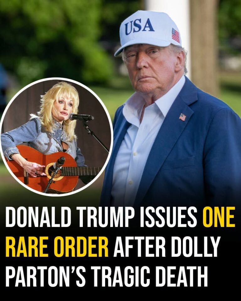 Donald Trump issues one unique order after Dolly Parton’s tragic death