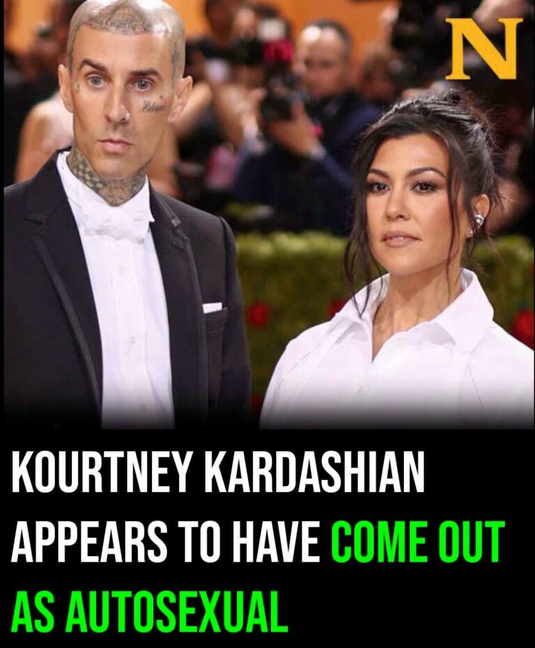 Kourtney Kardashian appears to have come out as autosexual