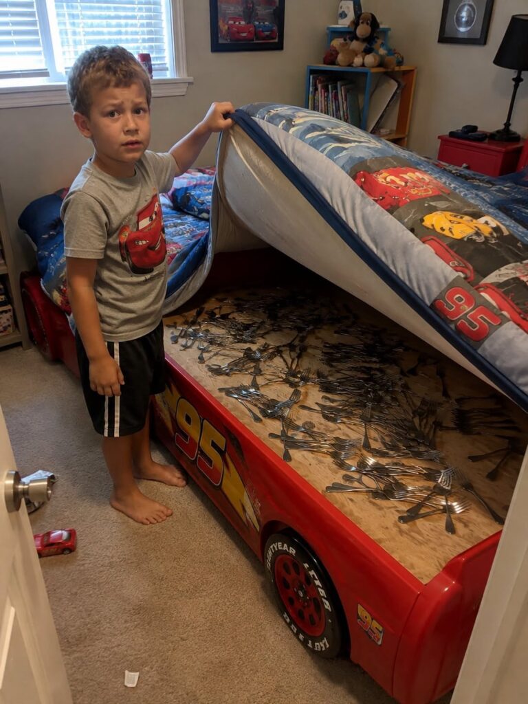 My Son Hid Forks Under His Mattress