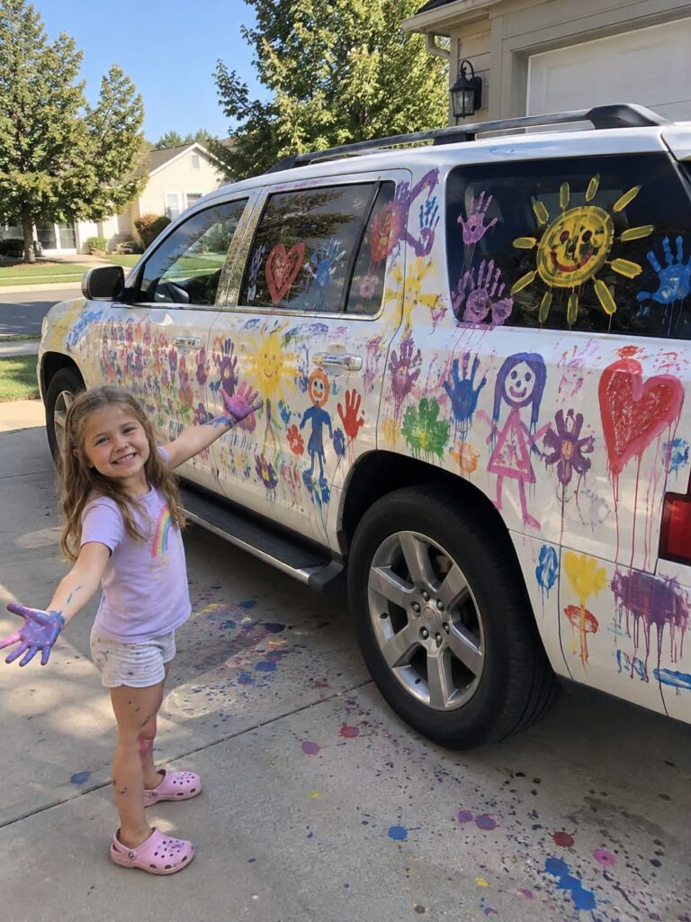 A Girl Painted Her Aunts Car Until Grandpa Taught Her Mom A Lesson