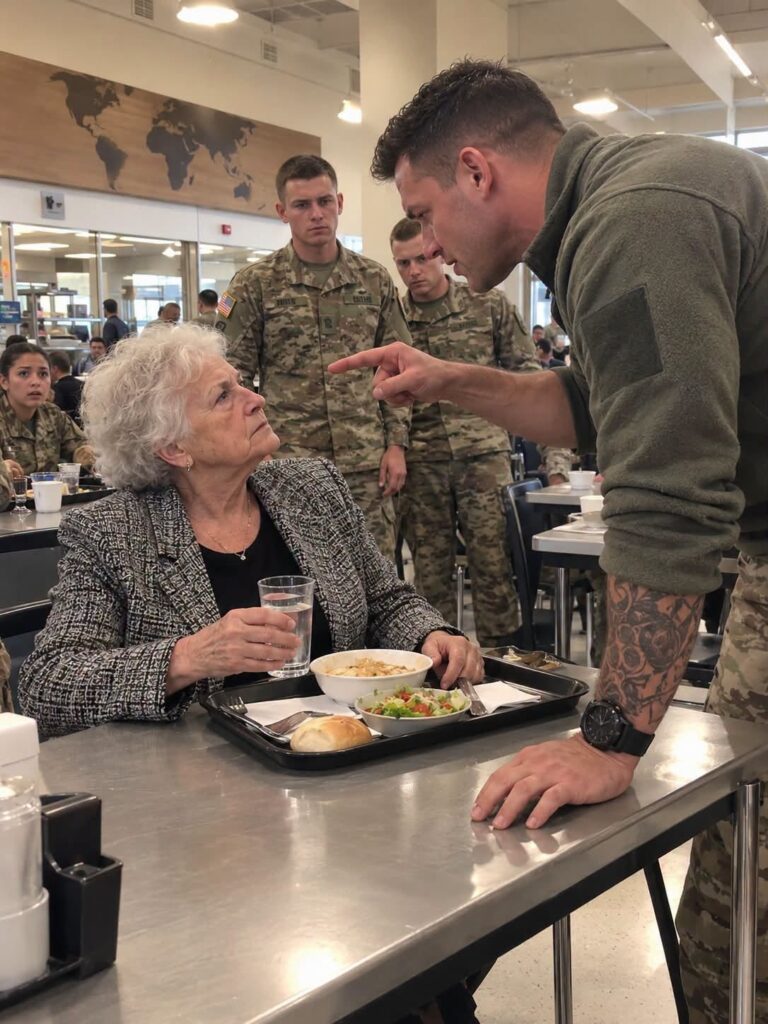 An Army Sergeant Mocked an 81-Year-Old Woman Eating Alone in the Dining Hall,