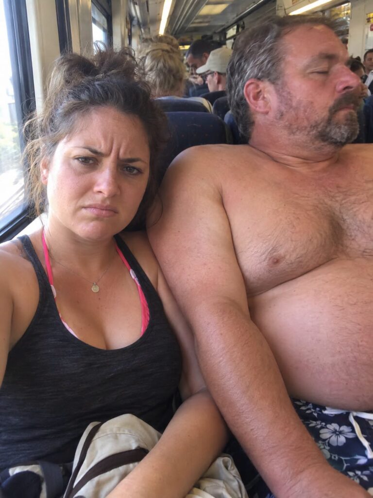 The Man Sitting Next to Me on the Train Refused to Respect My Space