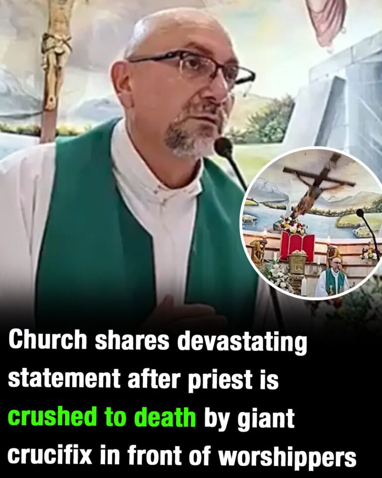 Church shares harrowing statement after priest is crushed to death by giant crucifix in front of worshippers