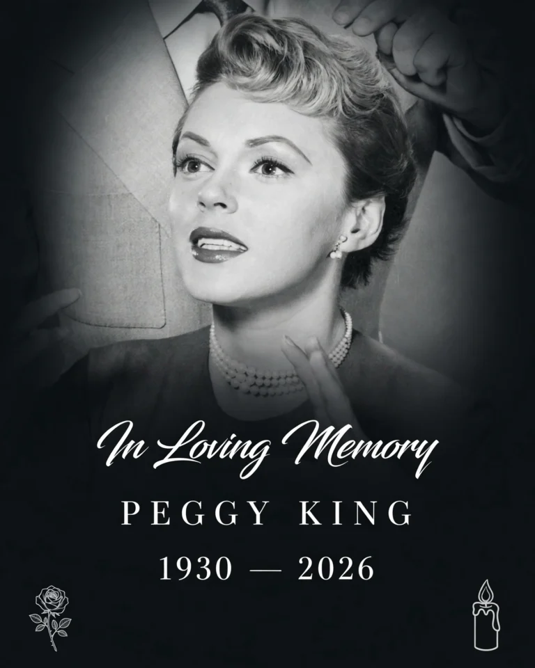 Legendary Hollywood Golden Age singer Peggy King dies at 96